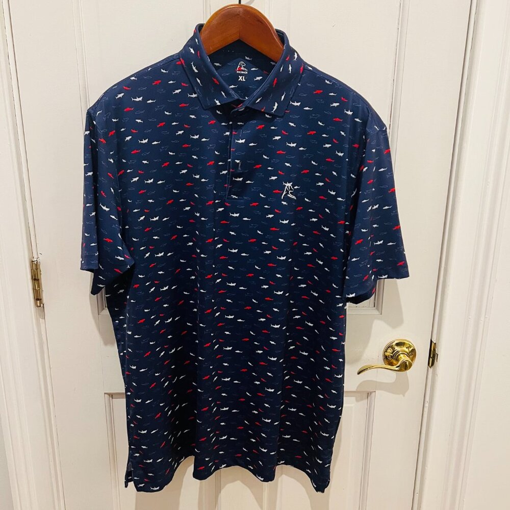 Rhoback Men’s Size XL Performance Golf Polo Shirts - Picture 12 of 16